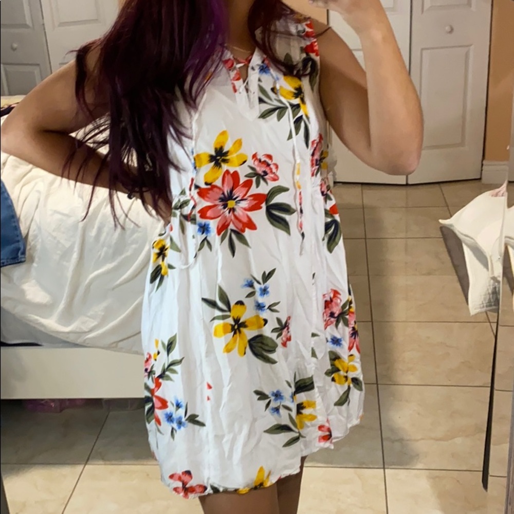 ADORABLE FLOWY SHORT DRESS